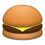 Hamburger Emoji (Apple/iOS Version)
