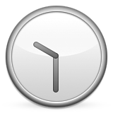Clock Face Ten-thirty Emoji (Apple/iOS Version)