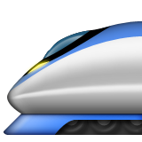 High-speed Train Emoji (Apple/iOS Version)