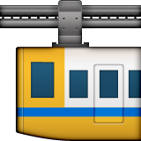 Suspension Railway Emoji (Apple/iOS Version)