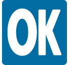 Squared Ok Emoji - Hangouts / Android Version