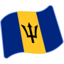 Flag For Barbados Emoji Icon