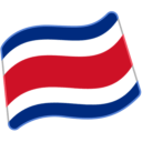 Flag For Costa Rica Emoji Icon