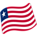 Flag For Liberia Emoji Icon