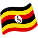 Flag For Uganda Emoji Icon