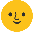 Full Moon With Face Emoji - Hangouts / Android Version