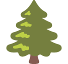 Evergreen Tree Emoji Icon