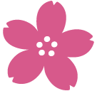 Cherry Blossom Emoji Icon
