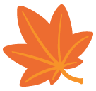 Maple Leaf Emoji Icon