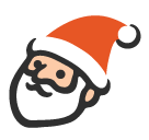 Father Christmas Emoji Icon