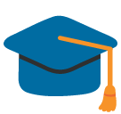 Graduation Cap Emoji - Hangouts / Android Version