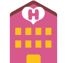 Love Hotel Emoji Icon