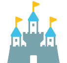European Castle Emoji Icon