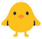 Front-facing Baby Chick Emoji Icon
