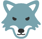 Wolf Face Emoji Icon