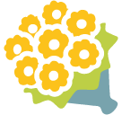 Bouquet Emoji Icon