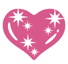 Sparkling Heart Emoji Icon