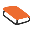 Orange Book Emoji Icon