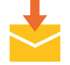 Envelope With Downwards Arrow Above Emoji Icon