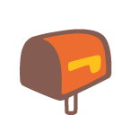 Open Mailbox With Lowered Flag Emoji - Hangouts / Android Version