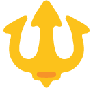 Trident Emblem Emoji Icon