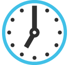 Clock Face Seven Oclock Emoji Icon