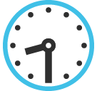 Clock Face Eight-thirty Emoji - Hangouts / Android Version