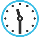 Clock Face Eleven-thirty Emoji Icon