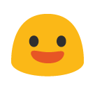 Smiling Face With Open Mouth Emoji - Hangouts / Android Version
