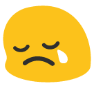Crying Face Emoji Icon