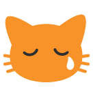 Crying Cat Face Emoji Icon