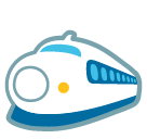 High-speed Train With Bullet Nose Emoji Icon