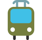 Tram Emoji Icon