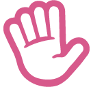 Raised Hand Emoji Icon
