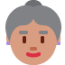 Older Woman Emoji (Twitter Version)