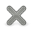 Cancellation X Emoji Icon (Not Available)