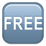 Squared Free Emoji (Apple/iOS Version)