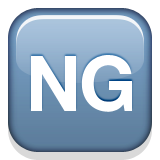 Squared Ng Emoji (Apple/iOS Version)