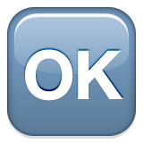 Squared Ok Emoji (Apple/iOS Version)