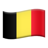 Flag For Belgium Emoji (Apple/iOS Version)