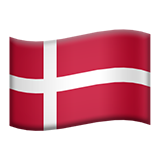 Flag For Denmark Emoji (Apple/iOS Version)
