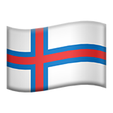 Flag For Faroe Islands Emoji (Apple/iOS Version)