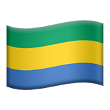 Flag For Gabon Emoji (Apple/iOS Version)