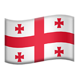 Flag For Georgia Emoji (Apple/iOS Version)