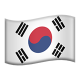 Flag For South Korea Emoji (Apple/iOS Version)