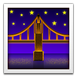 Bridge At Night Emoji (Apple/iOS Version)