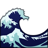 Water Wave Emoji (Apple/iOS Version)