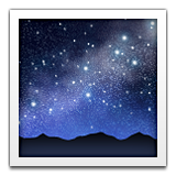 Milky Way Emoji (Apple/iOS Version)
