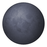 New Moon Symbol Emoji (Apple/iOS Version)
