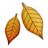 Fallen Leaf Emoji (Apple/iOS Version)